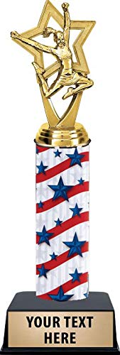 Cheer Trophies - 11" Customized Cheer Star Trophy for Cheerleading Awards, Cheerleading Gifts, Cheer Trophy Awards - offpricesports