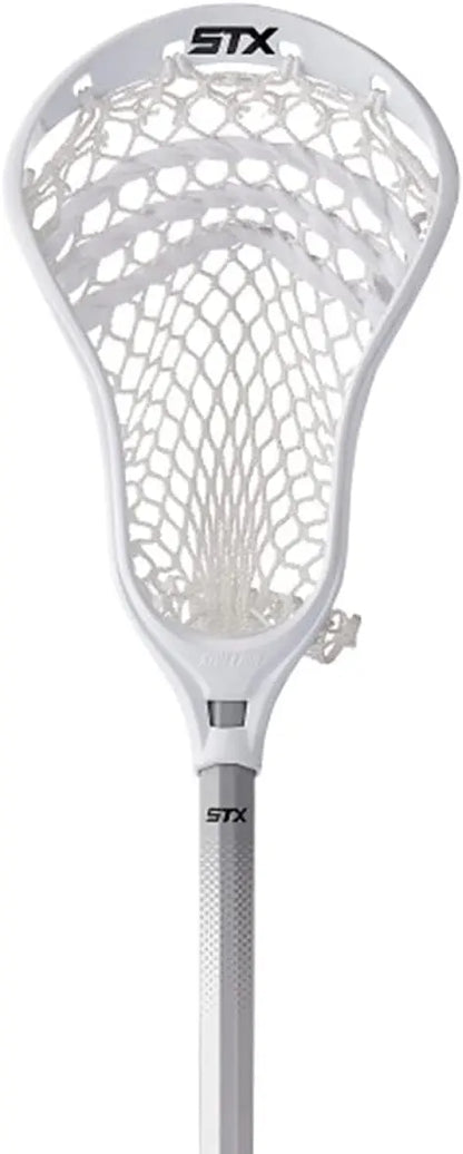 STX Lacrosse Stallion 200 Boys Complete Stick with Mesh Pocket, Attack/Midfielder - offpricesports