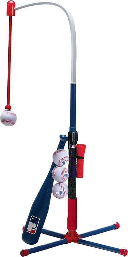 Franklin Sports Grow-with-Me Kids Baseball Batting Tee + Stand Set for Youth + Toddlers - Youth Baseball, Softball + Teeball Hitting Tee Set for Boys + Girls offpricesports