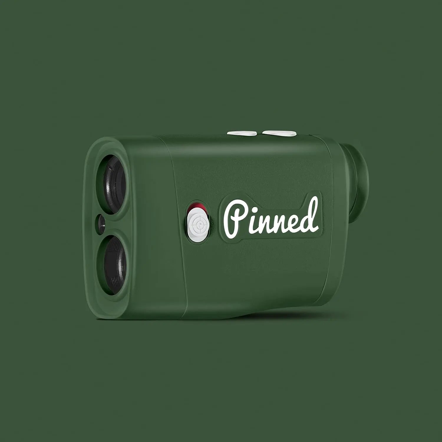 Pinned Prism Slope Golf Rangefinder | Golf Distance Measuring Device | USB Rechargeable Pinned Locked Vibration Laser Range Finder | Scope Rangefinder Golf Gift for Men and Women, Green - offpricesports