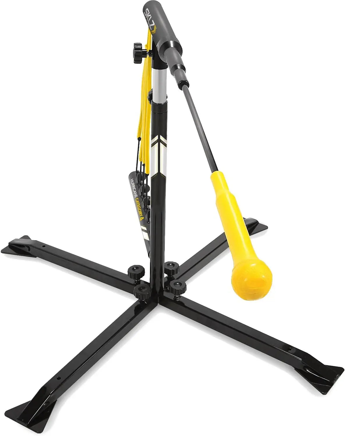 SKLZ Hurricane Premium Portable Batting Practice/Hitting Swing Trainer System for Baseball and Softball, All Ages Training offpricesports