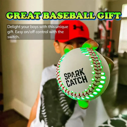 SPARK CATCH Light Up Baseball, Glow in The Dark Baseball, Perfect Baseball Gifts for Boys, Girls, Adults, and Baseball Fans, Official Baseball Size and Weight. offpricesports