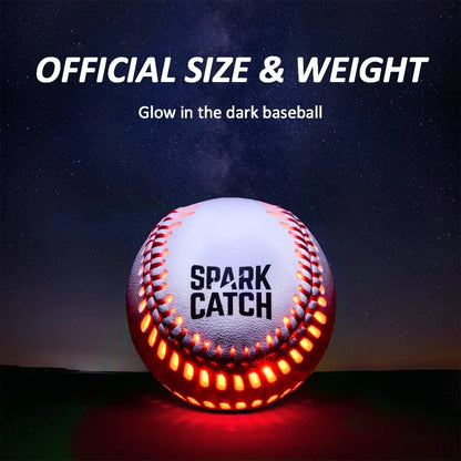 SPARK CATCH Light Up Baseball, Glow in The Dark Baseball, Perfect Baseball Gifts for Boys, Girls, Adults, and Baseball Fans, Official Baseball Size and Weight. offpricesports