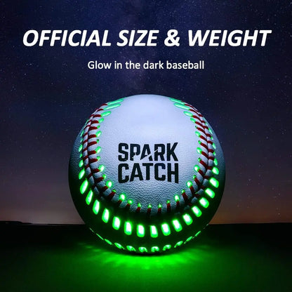 SPARK CATCH Light Up Baseball, Glow in The Dark Baseball, Perfect Baseball Gifts for Boys, Girls, Adults, and Baseball Fans, Official Baseball Size and Weight. offpricesports