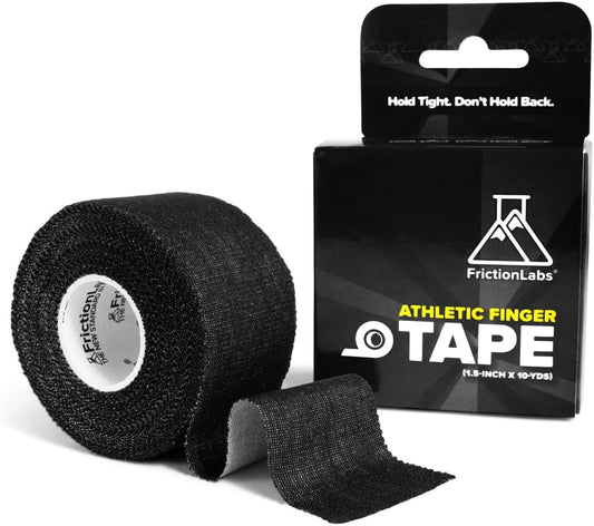 Friction Labs Athletic Finger Tape - Rock Climbing Tape for Skin Protection - 1.5” Zinc Oxide Tape - Protective Sports Tape - Easy Tear, Strong Stick - Recyclable Packaging - 10 Yards - offpricesports