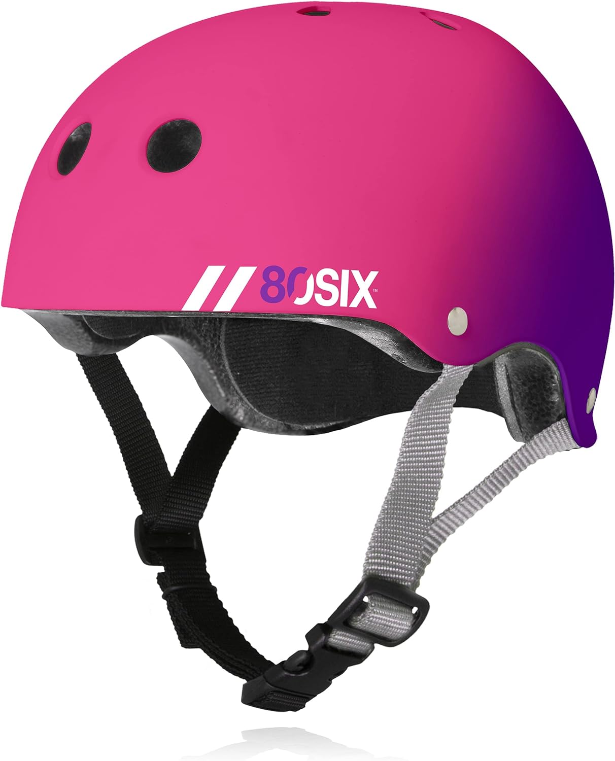 80Six Dual Certified Kids Bike, Scooter, and Skateboard Helmet, Designed by Industry Leading Brand Triple 8 - offpricesports