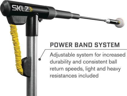 SKLZ Hurricane Premium Portable Batting Practice/Hitting Swing Trainer System for Baseball and Softball, All Ages Training offpricesports