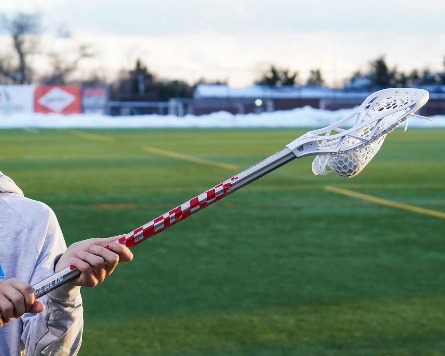 Silverfin Mens Complete Lacrosse Stick with Mesh Pocket | Youth Lacrosse Stick: Smooth, Lightweight & Durable with Sturdy Construction | Kids Lacrosse Sticks | Boys Lacrosse Stick - offpricesports