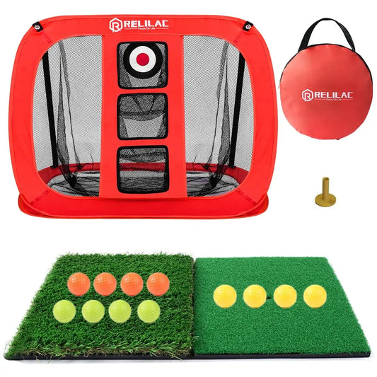 Pop Up Golf Chipping Net - Indoor/Outdoor Golfing Target Accessories for Backyard Accuracy and Swing Practice - Great Gifts for Men, Dad, Husband, Women, Kid, Golfers - offpricesports