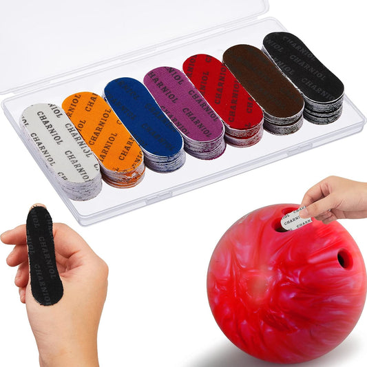 140 Pieces Bowling Tape Thumb Bowling Finger Tape Bowling Ball Tape for Thumb Hole Bowling Thumb Tape Bulk for Sport Supplies - offpricesports