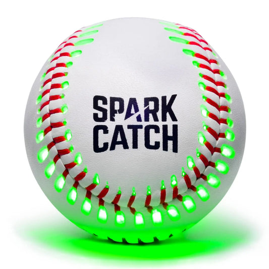 SPARK CATCH Light Up Baseball, Glow in The Dark Baseball, Perfect Baseball Gifts for Boys, Girls, Adults, and Baseball Fans, Official Baseball Size and Weight. offpricesports