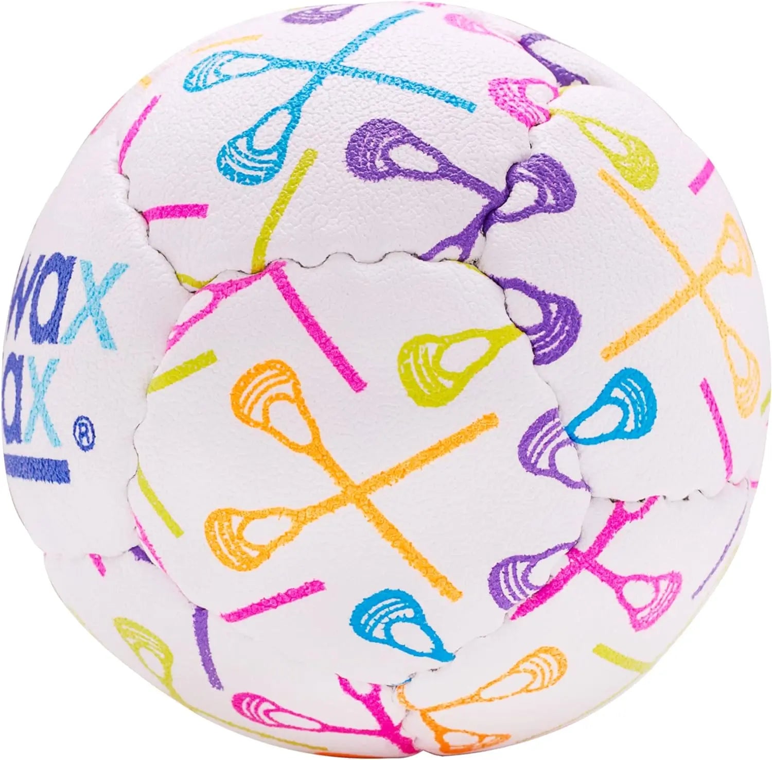 SWAX LAX Lacrosse Training Ball - Indoor Outdoor Practice Less Bounce & Rebounds - offpricesports