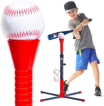 Franklin Sports Grow-with-Me Kids Baseball Batting Tee + Stand Set for Youth + Toddlers - Youth Baseball, Softball + Teeball Hitting Tee Set for Boys + Girls offpricesports