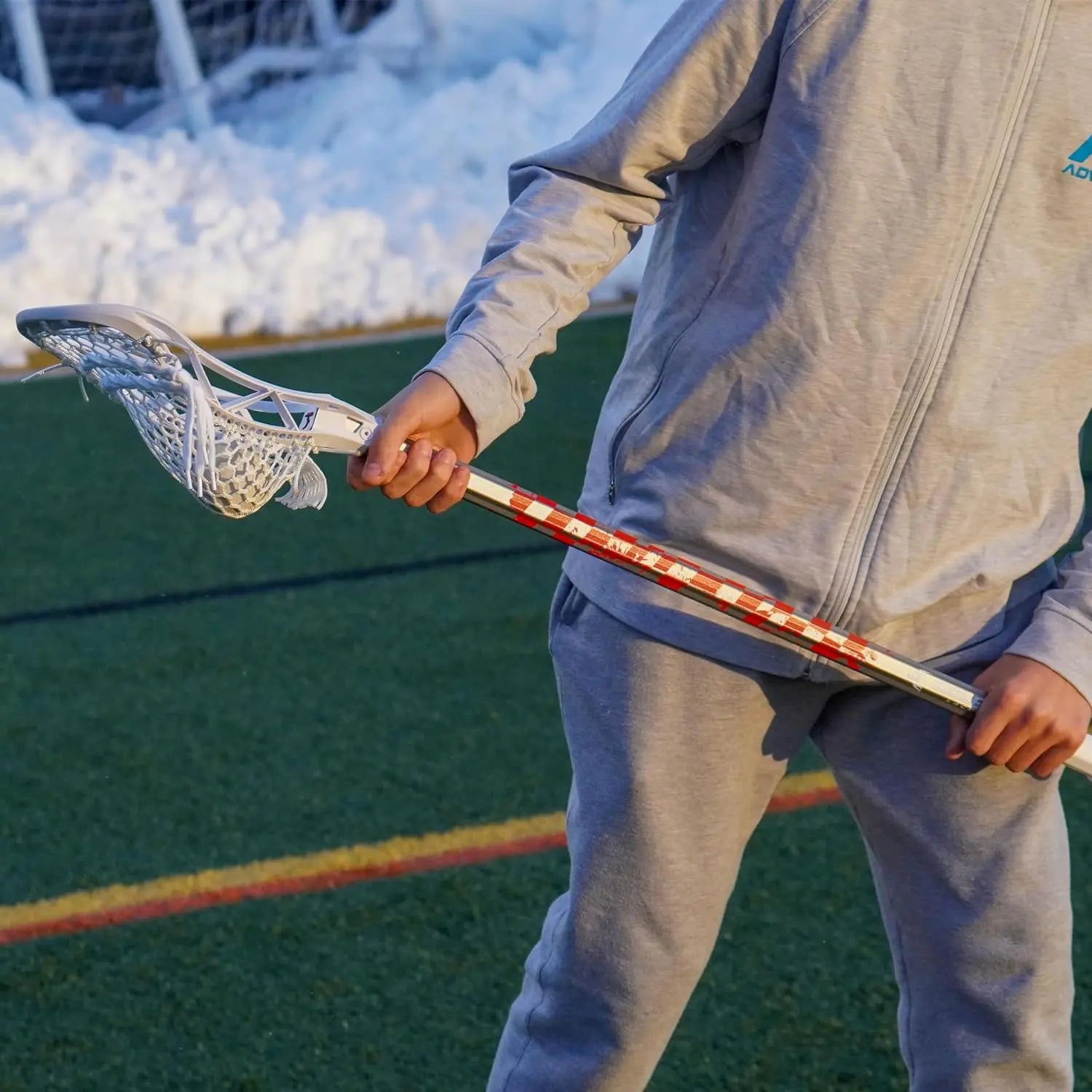 Silverfin Mens Complete Lacrosse Stick with Mesh Pocket | Youth Lacrosse Stick: Smooth, Lightweight & Durable with Sturdy Construction | Kids Lacrosse Sticks | Boys Lacrosse Stick - offpricesports