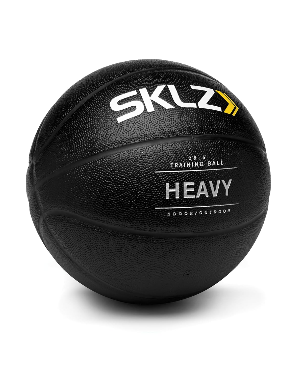 SKLZ Weighted Training Basketball, 29.5" - 3-lb Heavy Training Ball - Black, Quality Faux Leather Construction - Durable & Wear-and-Tear Resistant Dribbling Trainer for Indoor or Outdoor Use - offpricesports