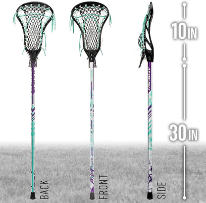 Franklin Sports Ambush Men's + Women's Lacrosse Sticks - Adult + Youth Aluminum Lax Sticks - Boys' + Girls' Game + Training Lacrosse Sticks - Standard + Mini Lax Stick for Kids + Adults - offpricesports