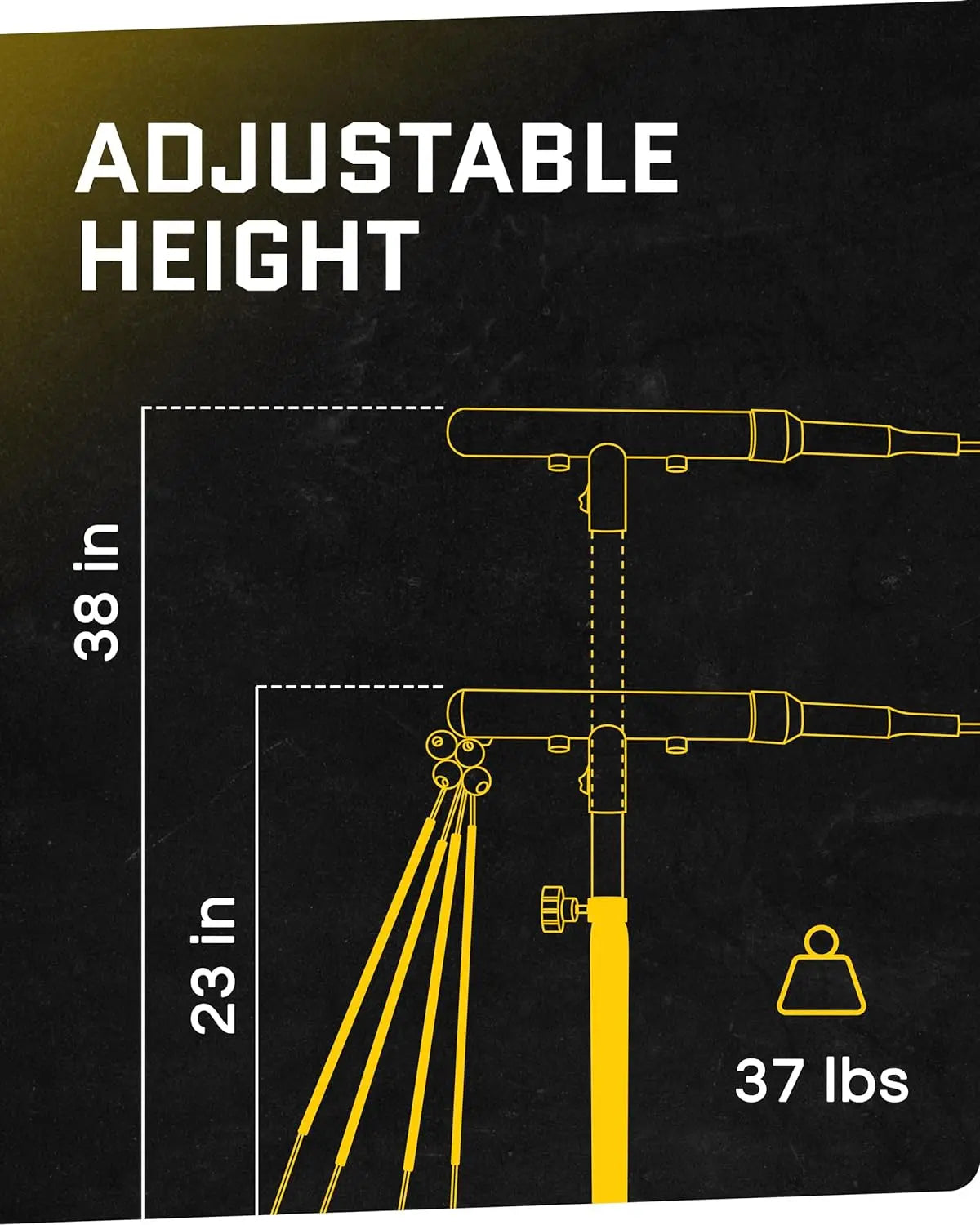 SKLZ Hurricane Premium Portable Batting Practice/Hitting Swing Trainer System for Baseball and Softball, All Ages Training offpricesports