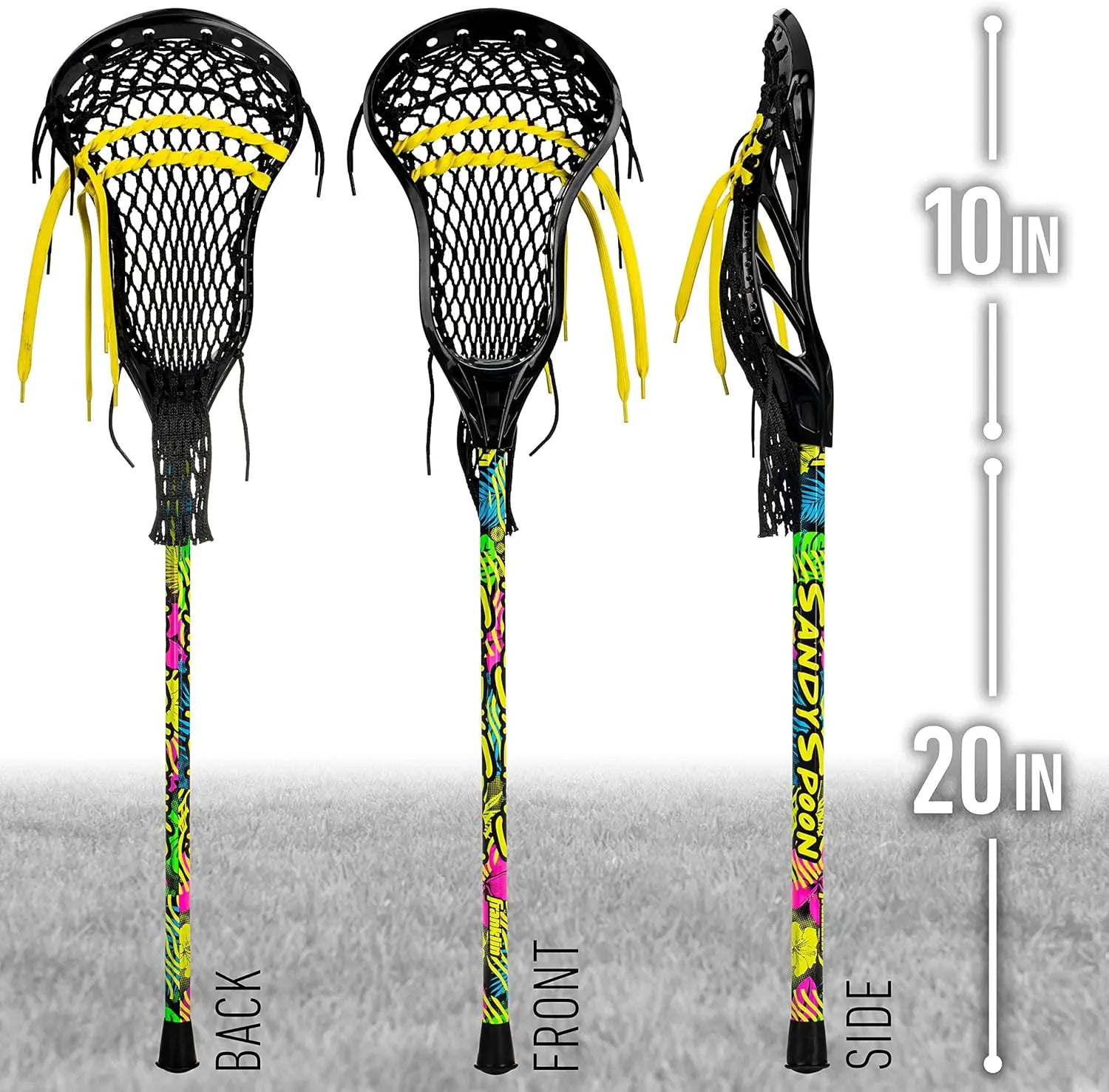 Franklin Sports Ambush Men's + Women's Lacrosse Sticks - Adult + Youth Aluminum Lax Sticks - Boys' + Girls' Game + Training Lacrosse Sticks - Standard + Mini Lax Stick for Kids + Adults - offpricesports