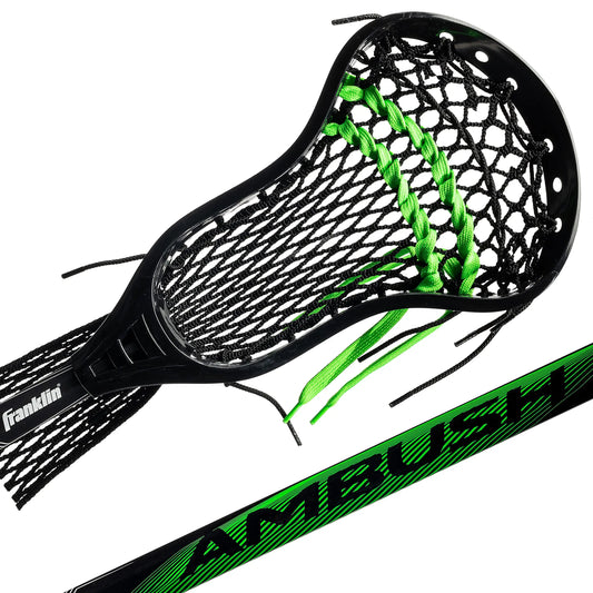 Franklin Sports Ambush Men's + Women's Lacrosse Sticks - Adult + Youth Aluminum Lax Sticks - Boys' + Girls' Game + Training Lacrosse Sticks - Standard + Mini Lax Stick for Kids + Adults - offpricesports