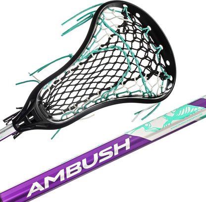 Franklin Sports Ambush Men's + Women's Lacrosse Sticks - Adult + Youth Aluminum Lax Sticks - Boys' + Girls' Game + Training Lacrosse Sticks - Standard + Mini Lax Stick for Kids + Adults - offpricesports