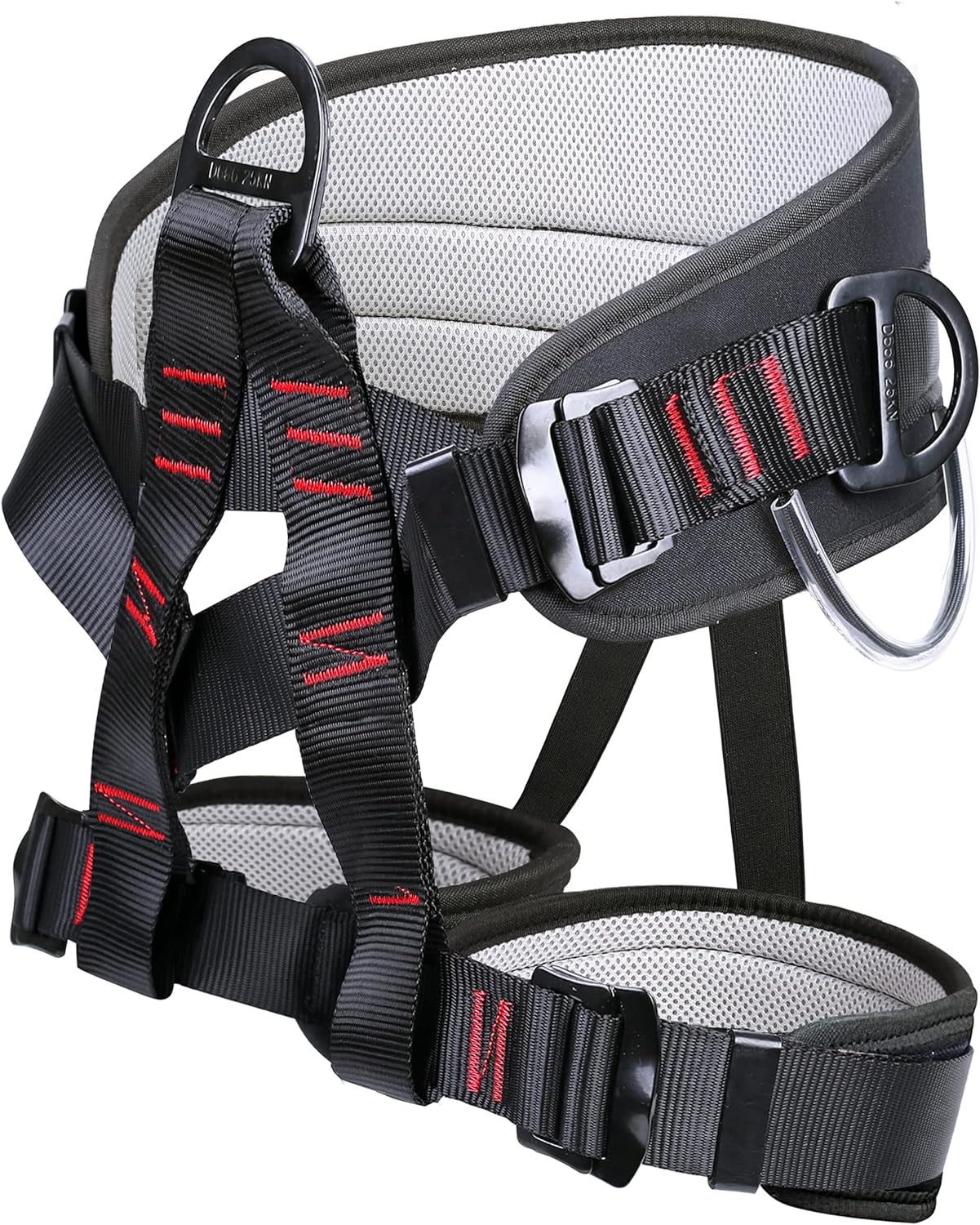 Adjustable Thickness Climbing Harness Half Body Harnesses for Fire Rescuing Caving Rock Climbing Rappelling Tree Protect Waist Safety Belts - offpricesports