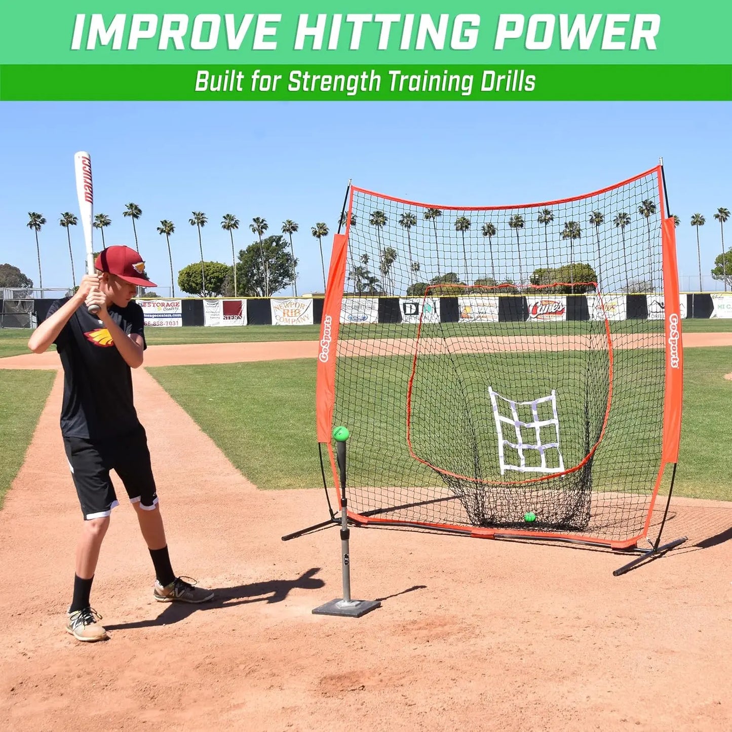 GoSports Weighted Training Balls - Hitting & Pitching Training for All Skill Levels - Improve Power and Mechanics, Choose Baseball or Softball offpricesports